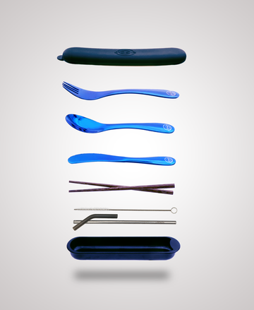 Travel Cutlery Set with Case Stainless Steel