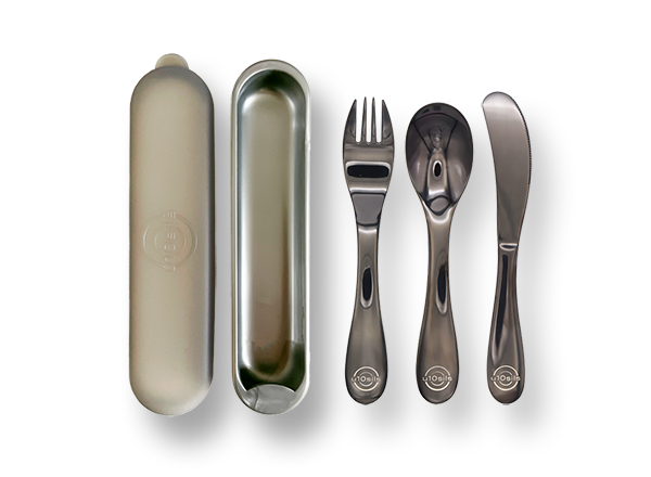 Eco utensil kit with durable case