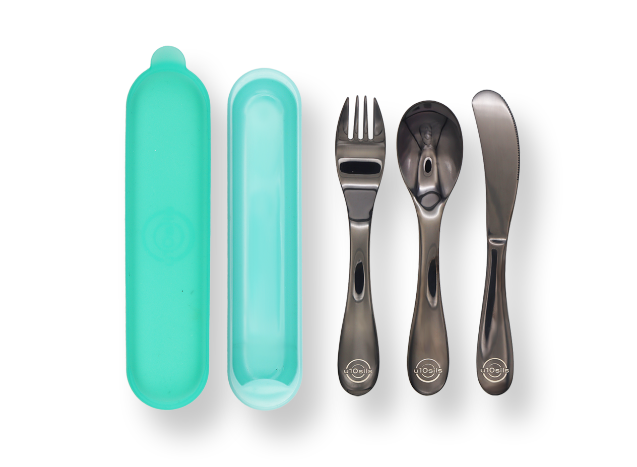 Reusable flatware for outdoor dining