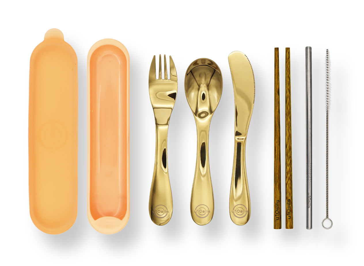 Full stainless steel cutlery set for daily use